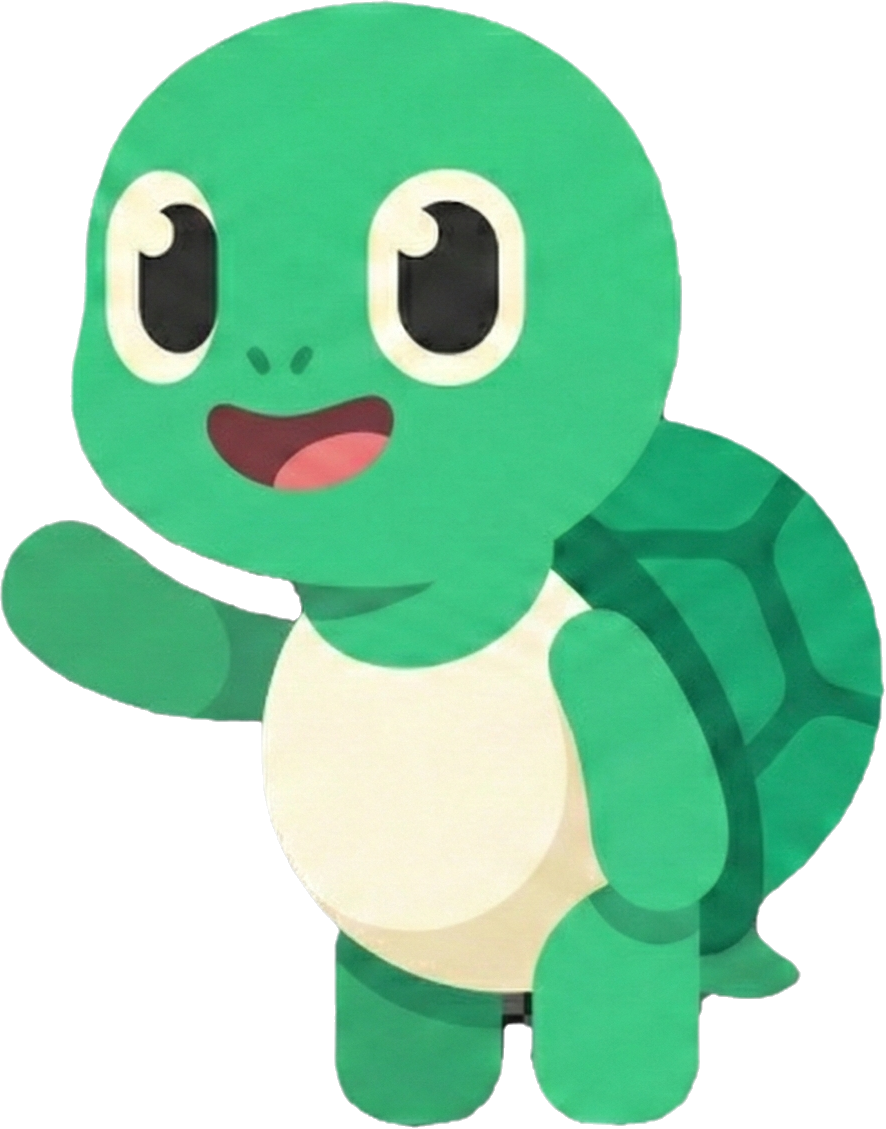 Tabi the turtle mascot